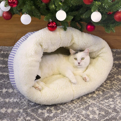 Deep Dish Donut Bed in Off White (Model CM-10086-CS01)