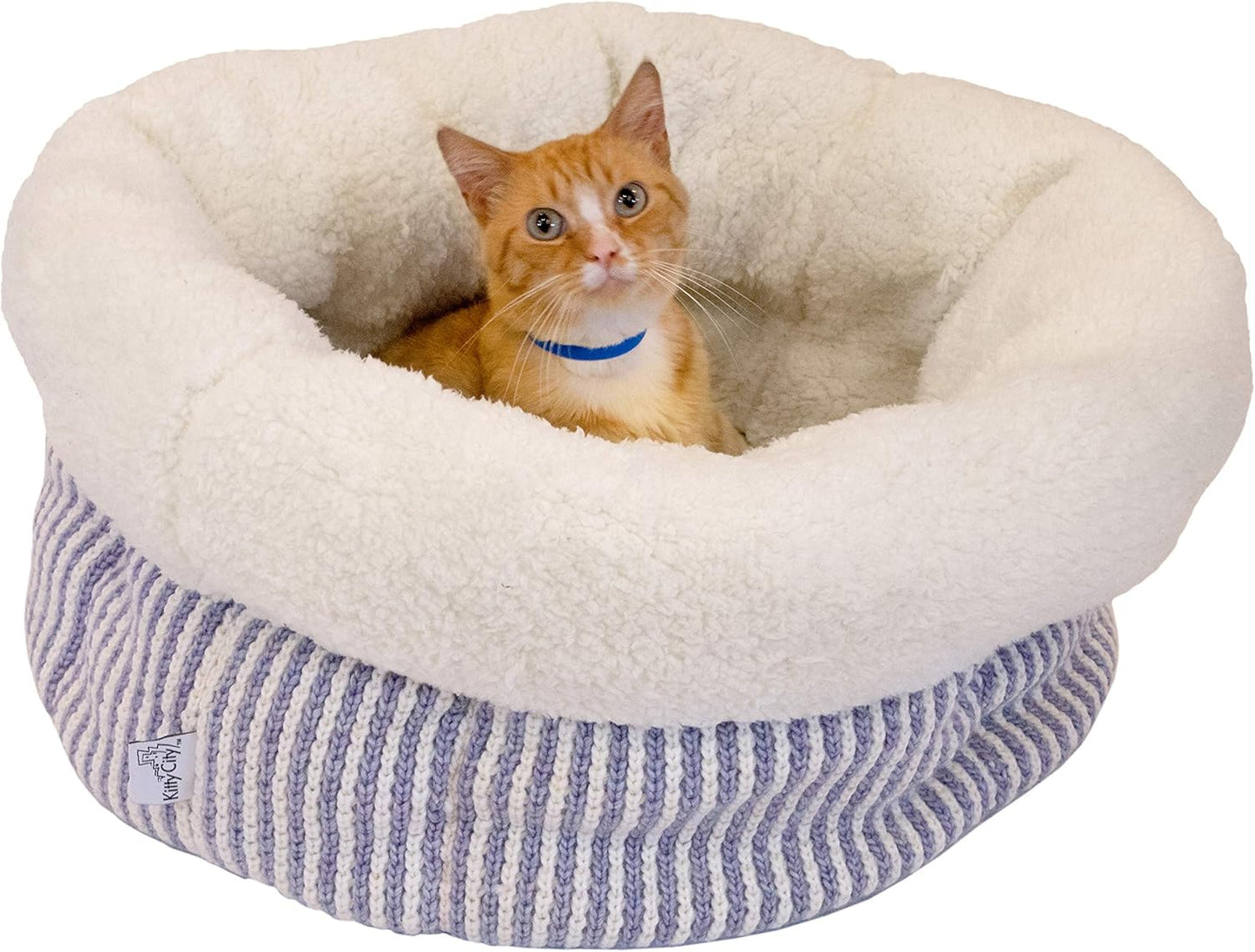Deep Dish Donut Bed in Off White (Model CM-10086-CS01)