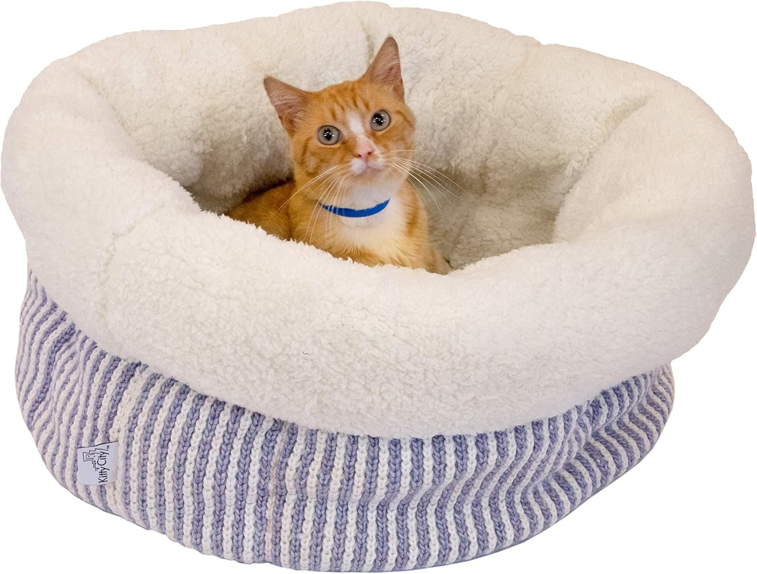 Deep Dish Donut Bed in Off White (Model CM-10086-CS01)