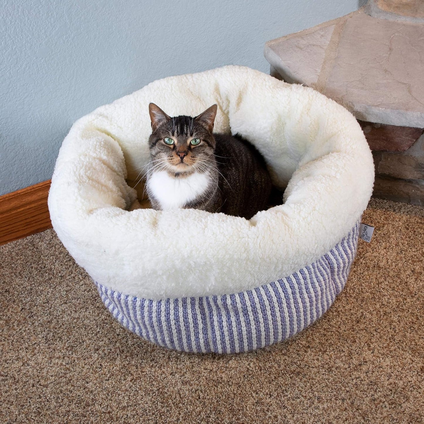 Deep Dish Donut Bed in Off White (Model CM-10086-CS01)