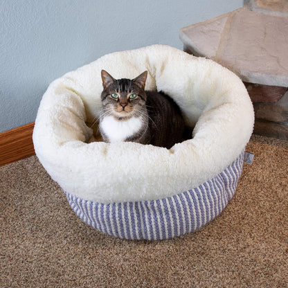 Deep Dish Donut Bed in Off White (Model CM-10086-CS01)